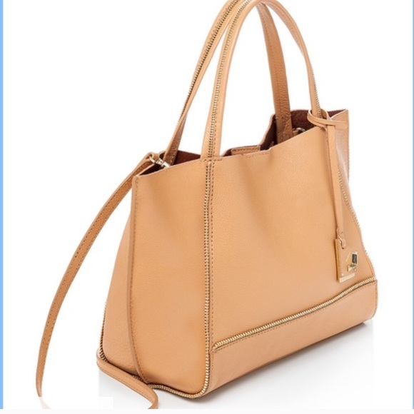 Botkier Handbags - Botkier Bite Size leather tote in tan camel